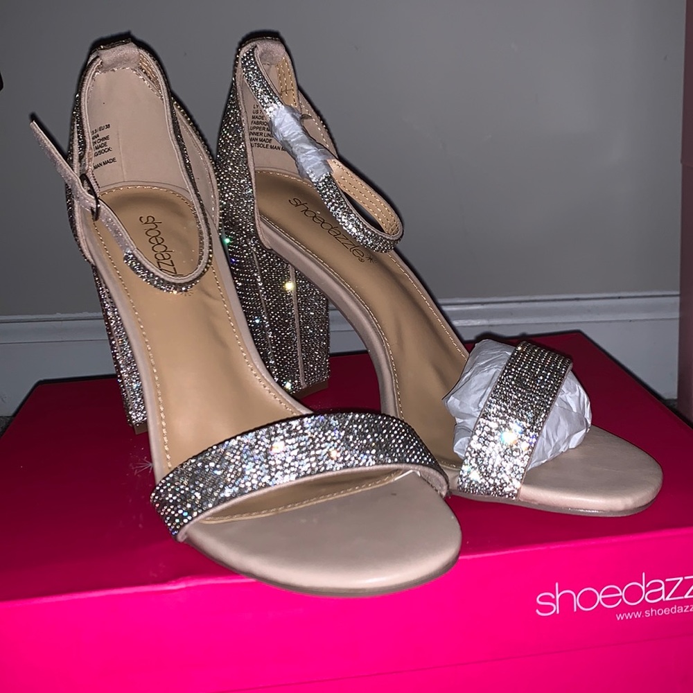 Sparkly Rhinestone Heel